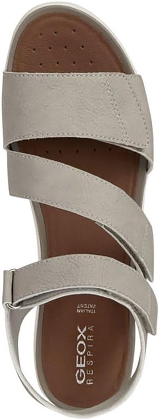 Geox Mädchen D Vega Sandal 35 EU Sand, 35 EU Sand
