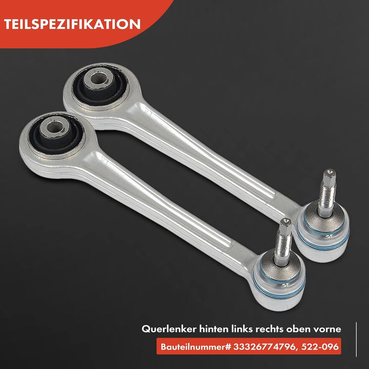 2x Querlenker Radaufhängung Traggelenk Hinten Links Rechts Oben für X5 E53 2000-2006 33321095414