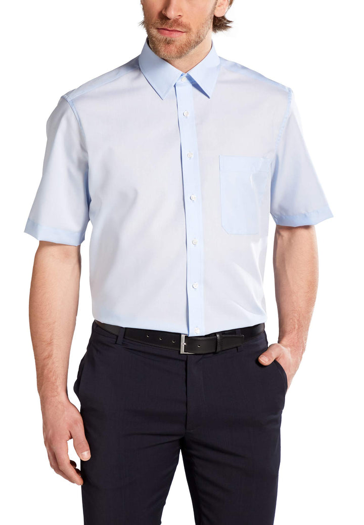 ETERNA Herren Businesshemd Comfort FIT 39 Hellblau, 39 Hellblau