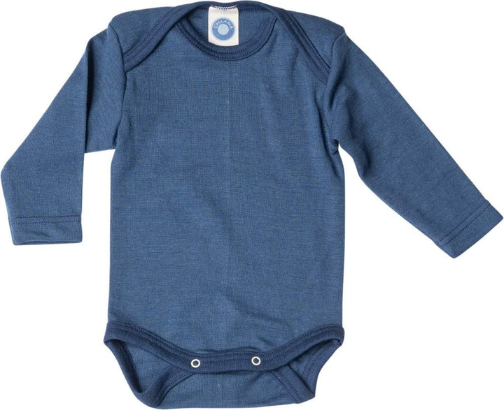Cosilana Baby-Body langarm - Flauschige Baby-Kleidung aus kuschelweichem Wolle-Seide-Mix ideal für S