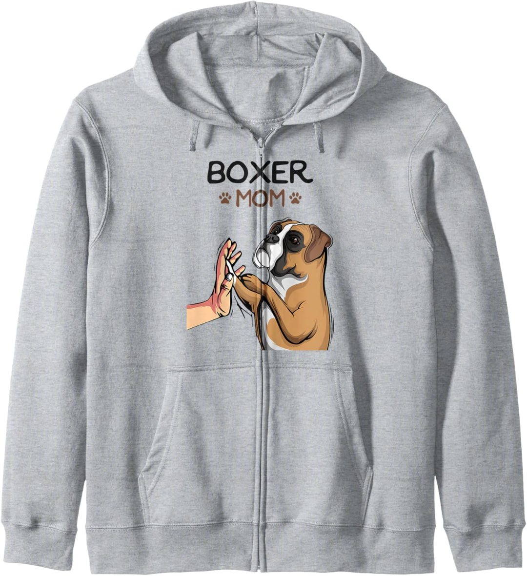 Boxer Hunde Mama Frauchen Damen Kapuzenjacke