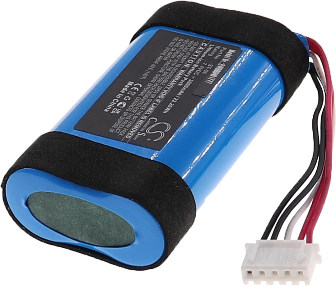 vhbw Akku kompatibel mit Sony SRS-XB33, SRS-XB31 Lautsprecher Boxen Speaker (3000 mAh, 7,4 V, Li-Ion