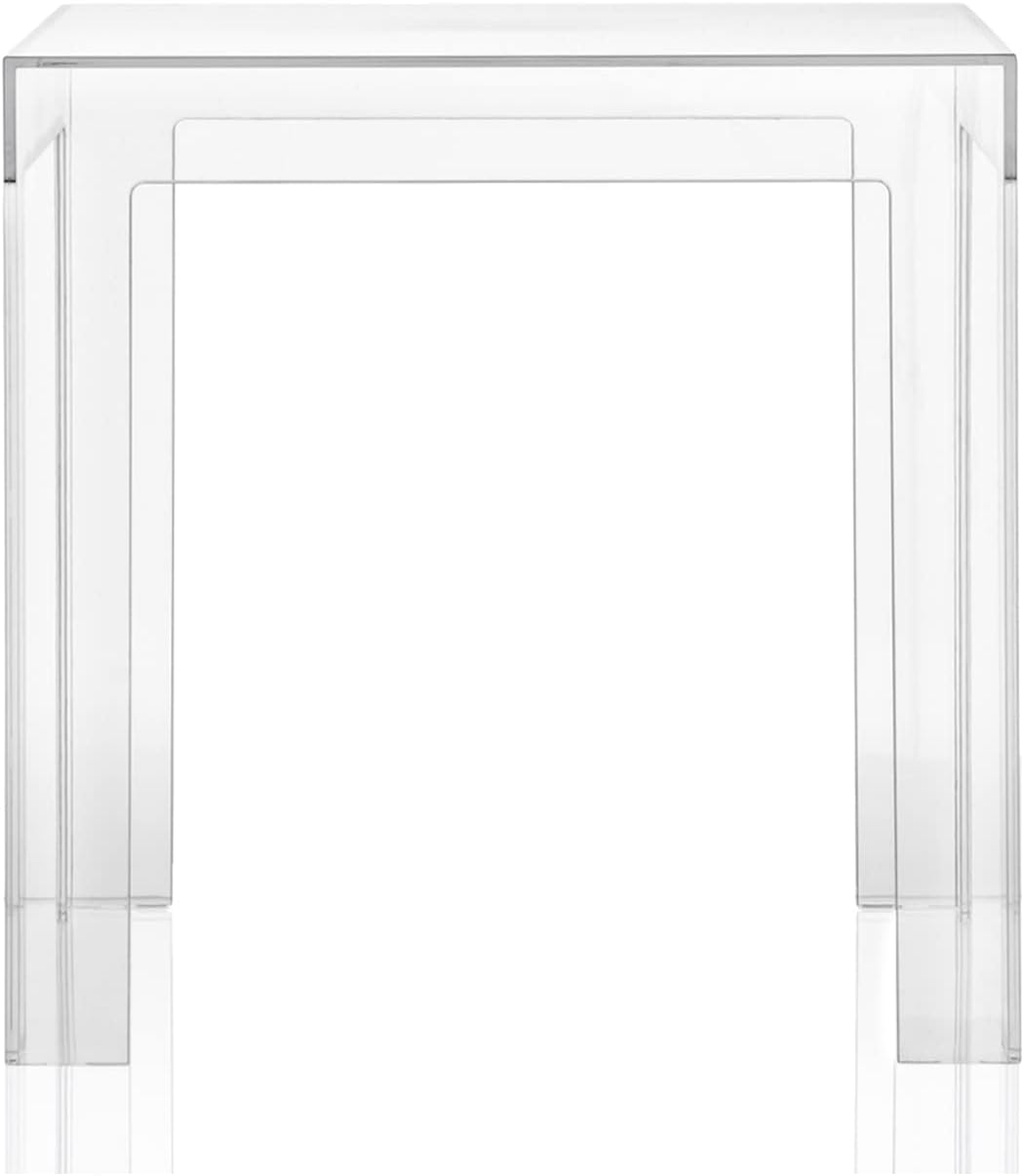 Kartell Jolly Tisch, Glasklar Cristallo, Cristallo