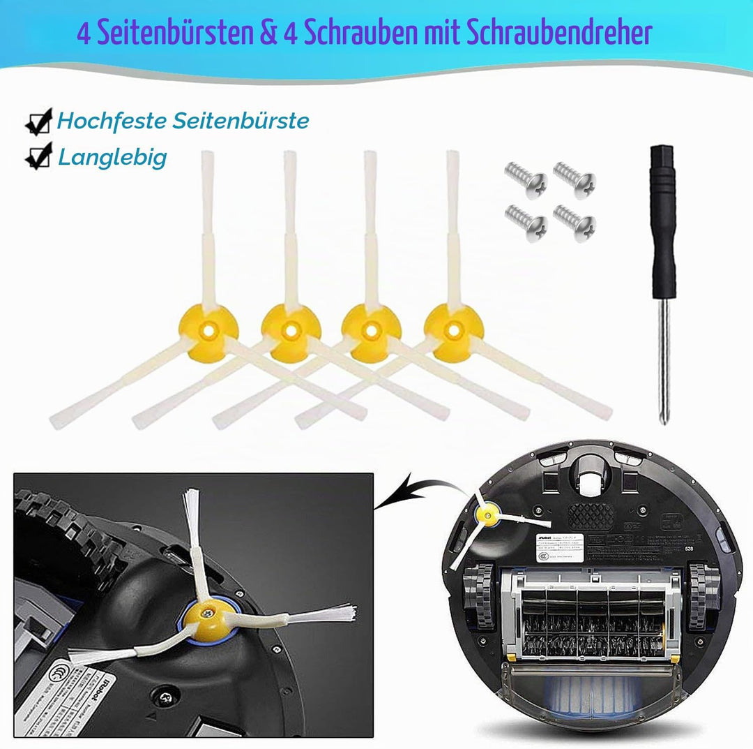 Ersatzteile für iRobot Roomba 600 Serie 604 605 606 610 612 614 615 616 620 621 626 627 630 631 632