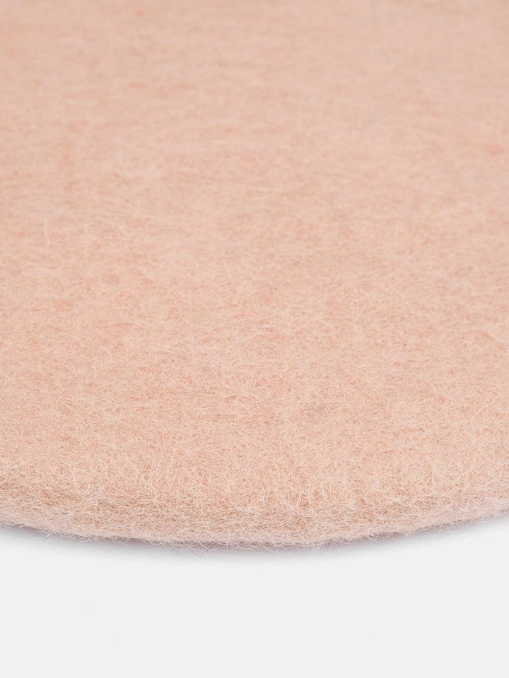 myfelt Flache Filz Sitzauflage, Filz Stuhlauflage - Merle - rund, Ø 36 cm, Rosa, Rosa