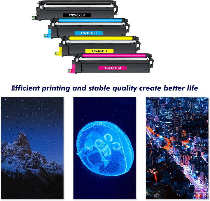 MFC-L3760CDW TN248XL TN248 TN-248 Toner: Kompatible für Brother MFC-L3740CDW TN-248XL TN 248XL DCP-L