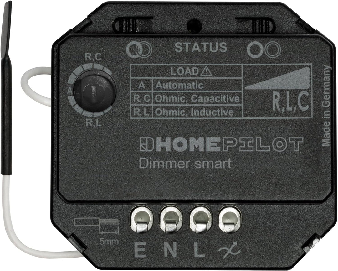 HOMEPILOT - Dimmer smart | Smart Home Unterputz-Aktor zum Dimmen von Licht. Steuerung per App oder F
