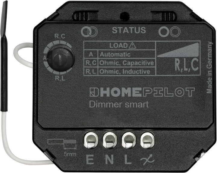 HOMEPILOT - Dimmer smart | Smart Home Unterputz-Aktor zum Dimmen von Licht. Steuerung per App oder F