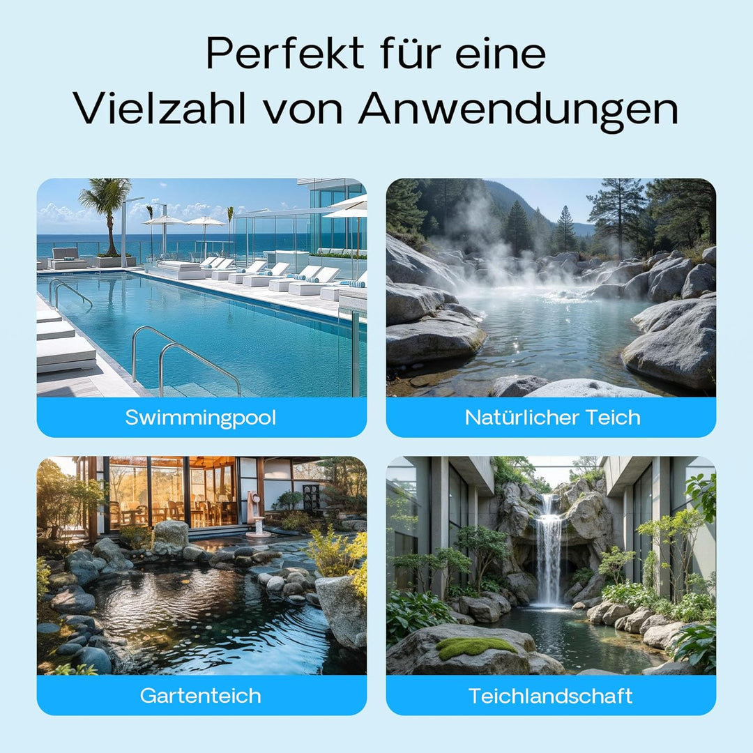 SunSun Wasserfall Bachlauf Wanne – Kaskadenwanne Bachlaufschale Teichwanne 75l
