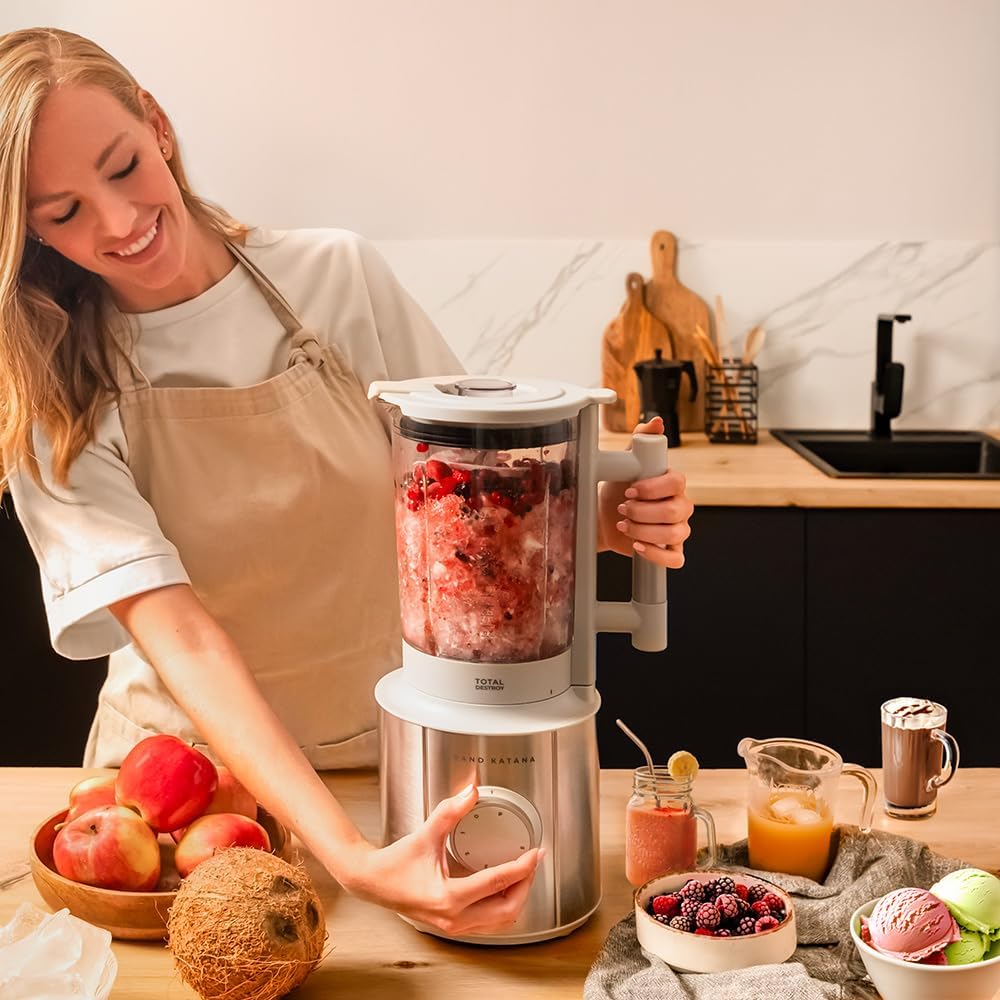 Cecotec Standmixer Grand Katana 2700MAX Total Destroy W. Maximalleistung 2700W, Gegenläufige Technol