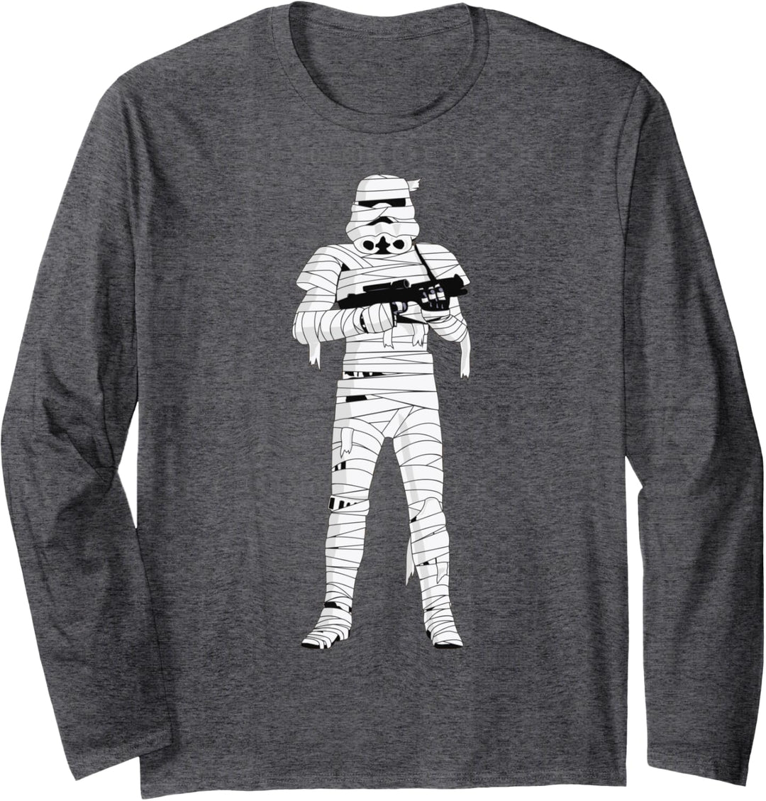 Star Wars Trooper Mummy Wrap Poster Langarmshirt