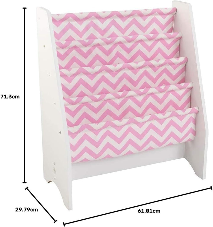 Kidkraft - Hängefächerregal – Rosa Und Weiss 6.0000 Rose, 6.0000 Rose