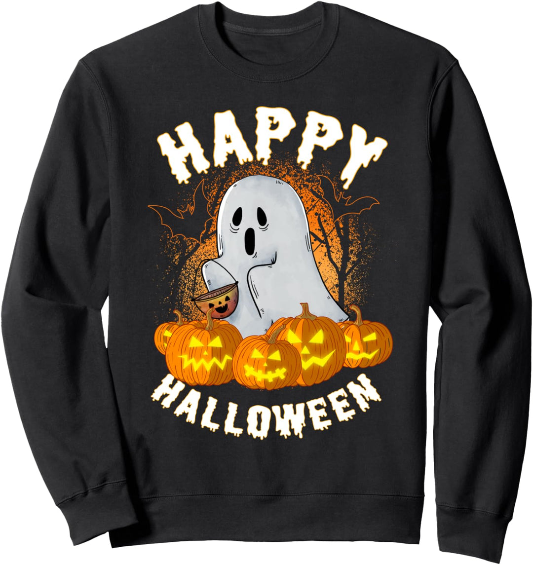 Halloween Kostüm Geist Kürbis Halloween Jungen Mädchen Sweatshirt