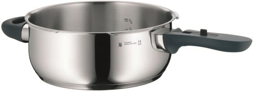WMF Perfect Plus Schnellkochtopf Set Induktion 2-teilig, Dampfkochtopf 4,5l + 3l, Cromargan Edelstah