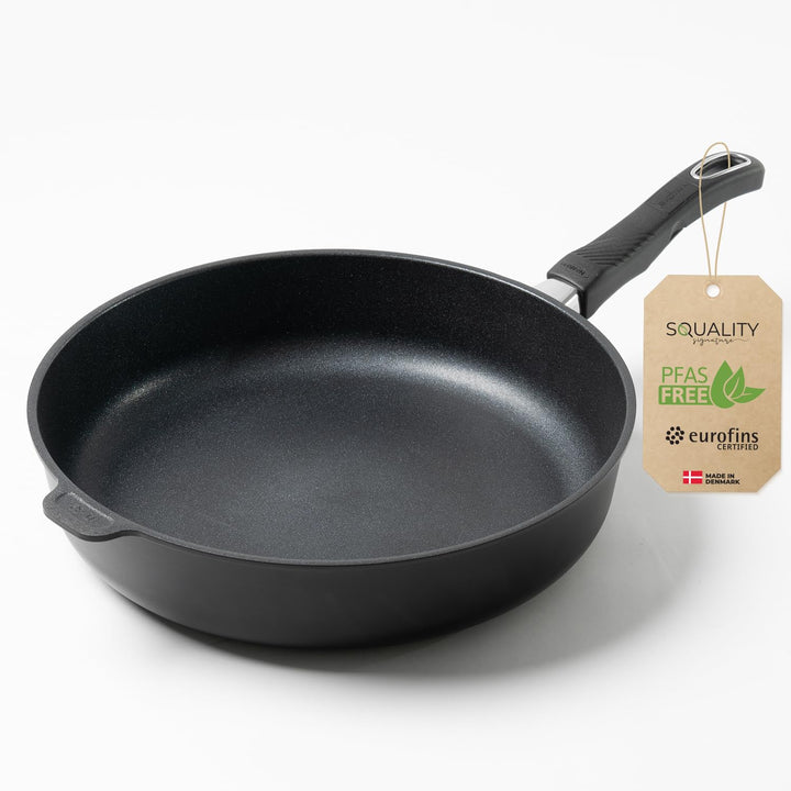 Premium Sauteuse Pfanne 32 cm – PFAS-freie Antihaft Pfanne aus Dänemark | Ofenfest bis 260 °C, induk