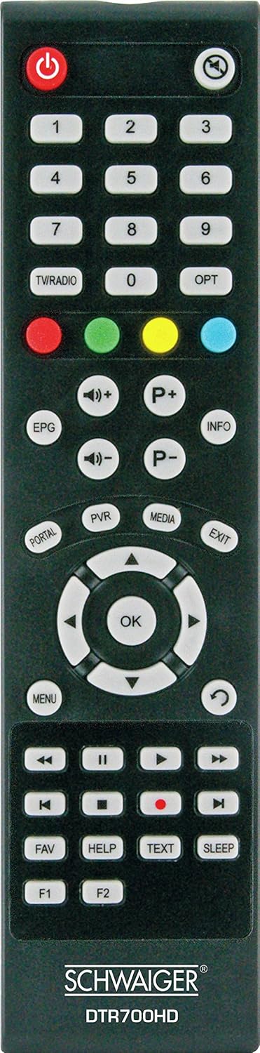 SCHWAIGER DVB-T2 Receiver, digitaler freenet HD-Receiver (freenet zertifiziert), Receiver mit Irdeto