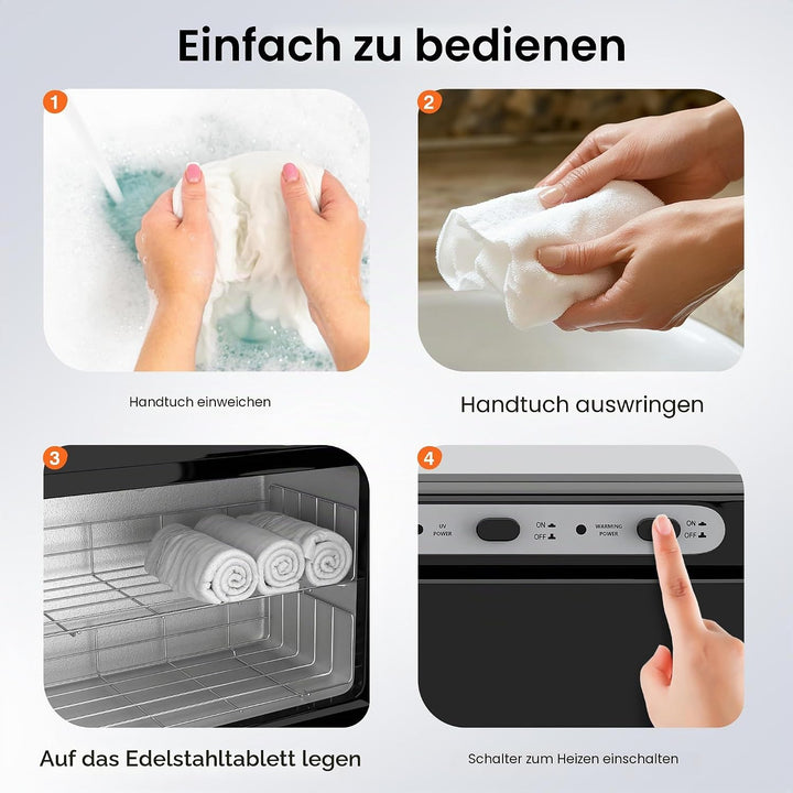 Paraheeter 23L Handtuchwärmer, Handtuchtrockner, extrem schnelle Aufheizgeschwindigkeit, einfache Be