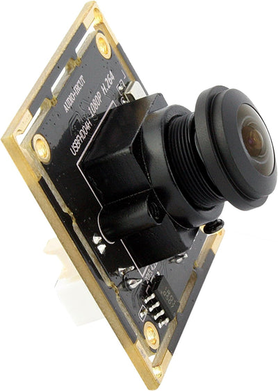 ELP Webcam 1080p H.264 USB Camera (Kamera Modul mit 180 Grad Objektiv)