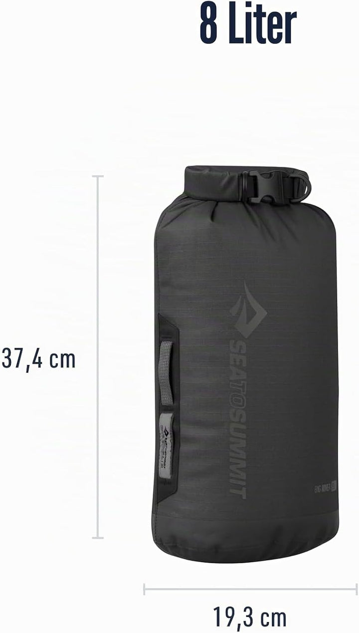 Sea to Summit - Big River Dry Bag - wasserdichte Tasche - Rollverschluss - Strapazierfähig - Haltegr