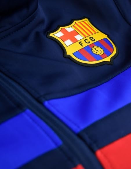 FC Barcelona Plus Sport Jacke Nr. 1 Navy mit Lizenz für Erwachsene, Grösse M