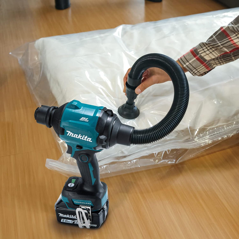 Makita DAS180RT 18V Li-Ion LXT Brushless Staubgebläse komplett mit 1 x 5,0 Ah Akku und Ladegerät