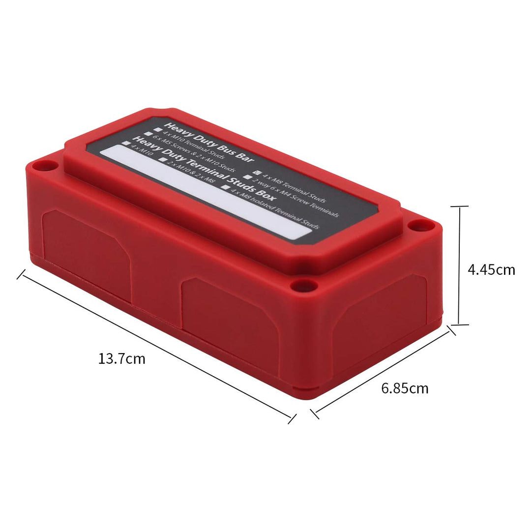 Sammelschiene 12v - 48v DC Busbar 300A M10 Verteilerschiene Geländewagen Masseverteiler Boot Camper