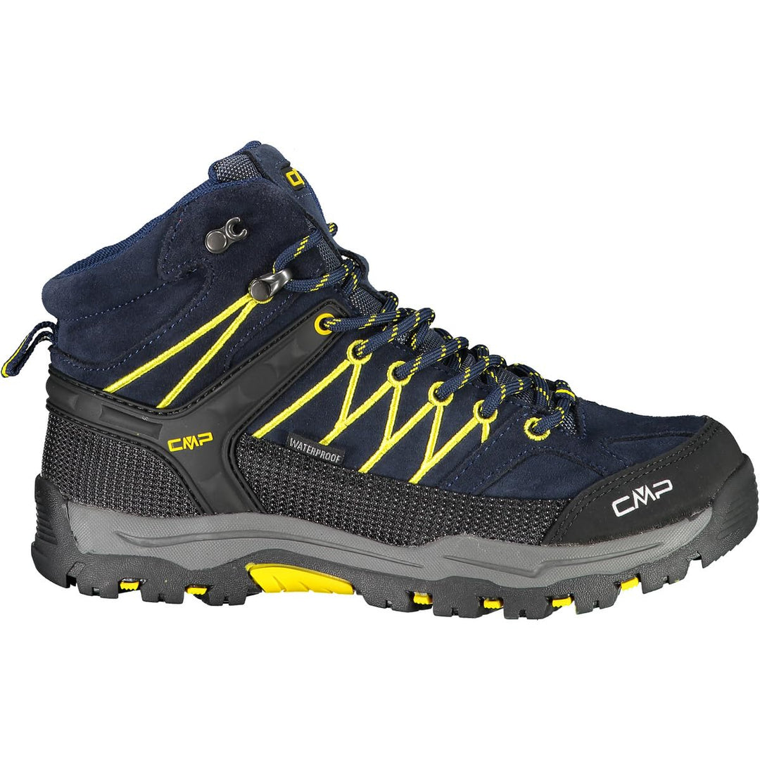 CMP Kids Rigel Mid Trekking Shoes Wp Wanderschuhe 28 EU B Blue Zafferano, 28 EU B Blue Zafferano