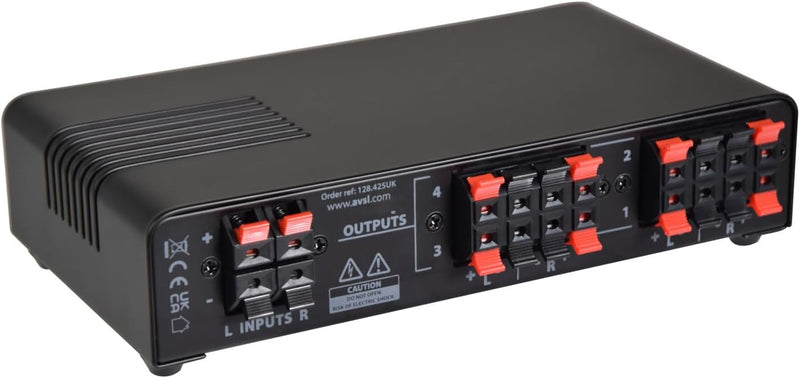 AV Link 128.425 140 W 4 Way geschützt Lautsprecher Selector Einzeln, Einzeln