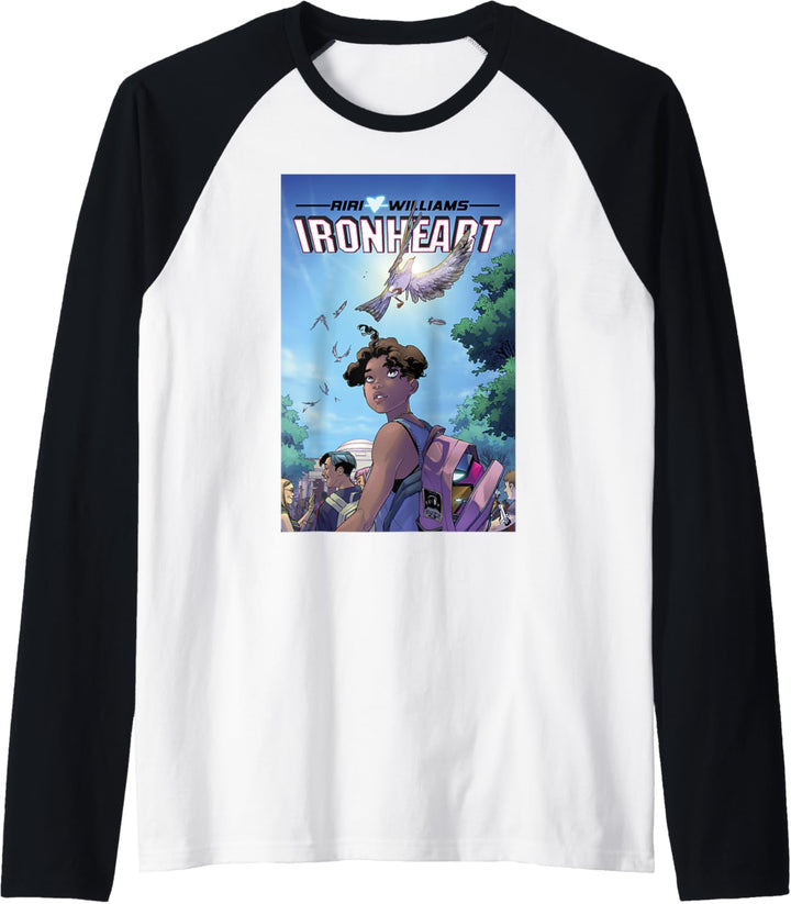 Marvel Ironheart Riri Williams Comic Cover Raglan