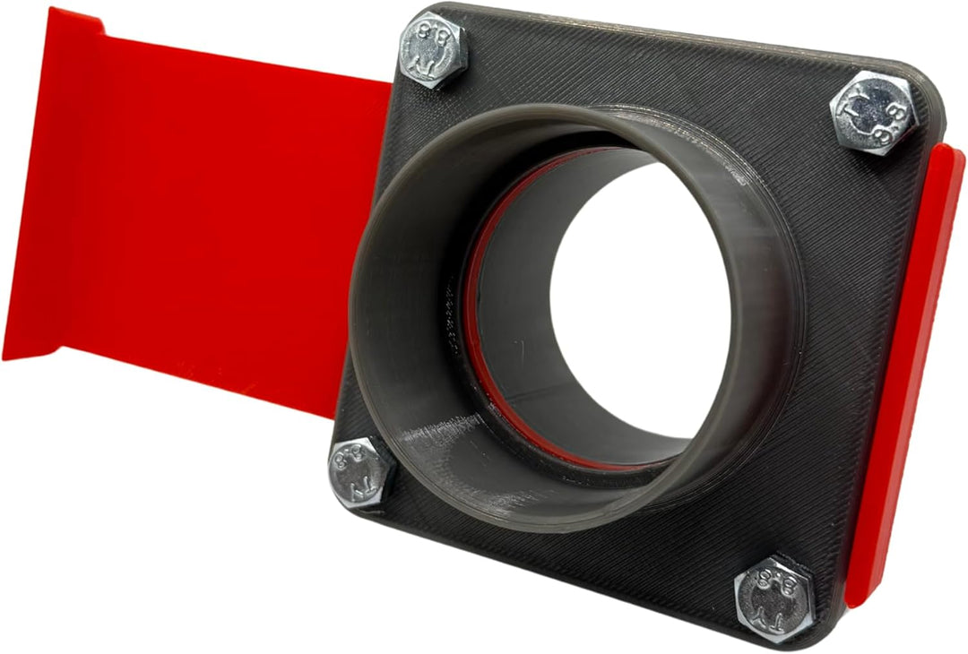 3er Set Blastgate DN 50 mm mit Muffe | Luft-Absperrschieber | Werkstattabsaugung | Späneabsaugung |