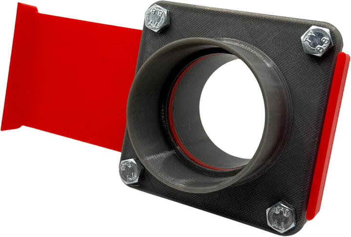 3er Set Blastgate DN 50 mm mit Muffe | Luft-Absperrschieber | Werkstattabsaugung | Späneabsaugung |