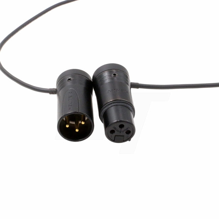 HangTon Audiokabel, verstellbar, niedriges Profil, XLR 3-polig, Stecker auf Buchse, für Mikrofon, Ka