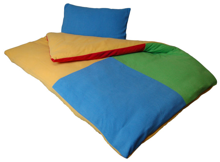 Mikrofaser-Fleece Baby Bettwäsche-Set QUADRAT, 3-Tlg. 100x135 cm
