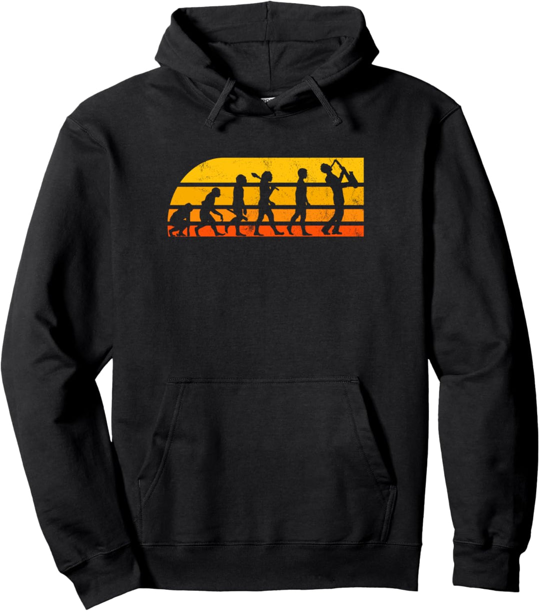 Saxofon Saxophone Pullover Hoodie