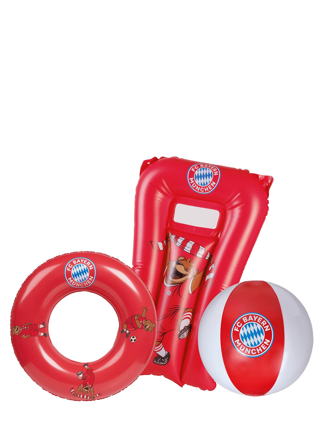 Happy People FC Bayern München Strandset 3teilig Rot