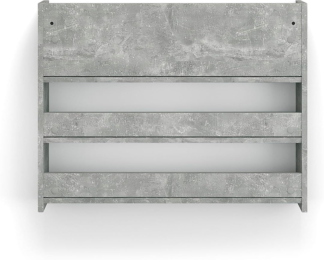 KOMTO Schuhregal Schmal - Schuhablage Flur mit 3 Ebenen Offener Schuhschrank Schuh Organizer Platzsp