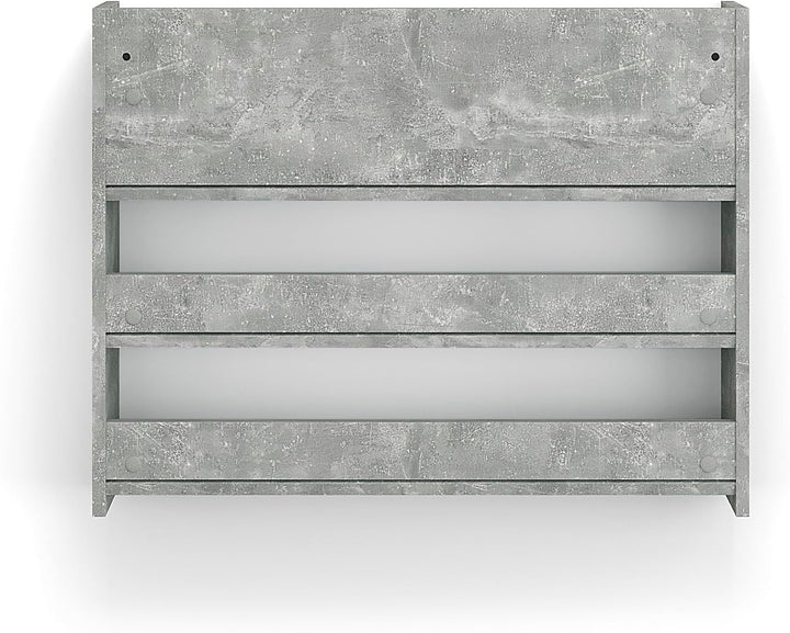 KOMTO Schuhregal Schmal - Schuhablage Flur mit 3 Ebenen Offener Schuhschrank Schuh Organizer Platzsp