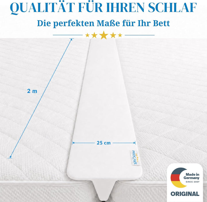 PROCAVE Besucherritzenfüller als Doppelbettbrücke aus Schaumstoff 25 x 200 cm, ein Matratzen Ritzenf