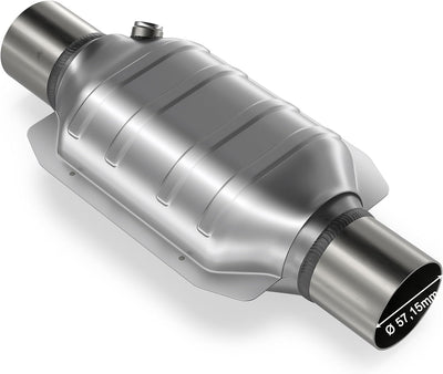 BLUETECH® 200 Zellen UNIVERSALL FLACH Sport Renn Katalysator Euro 4 Norm Metall 101mm 103R. ID Ansch