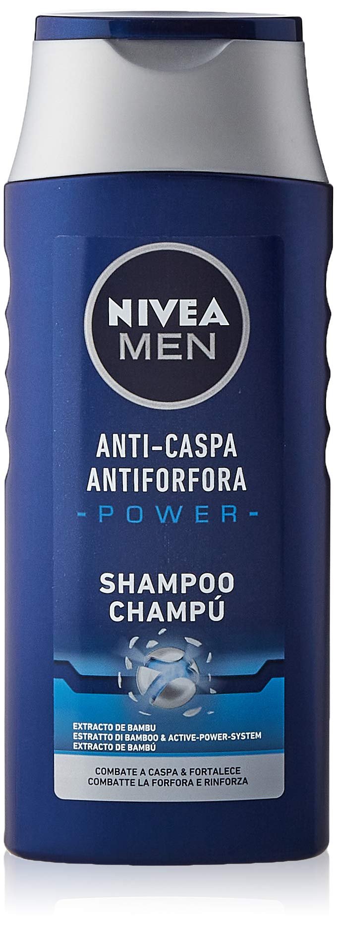 Nivea Men Anti-Schuppen Kraft-Shampoo, 6er-Packung (6 x 250 ml), tägliches Shampoo zur Schuppen-Beha