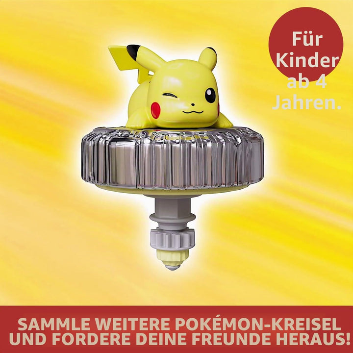 Bandai - Pokémon – Arena Pack + 2 Spinners enthalten – Pokémon-Arena + 2 Pokéball-Werfer + 2 Pikachu