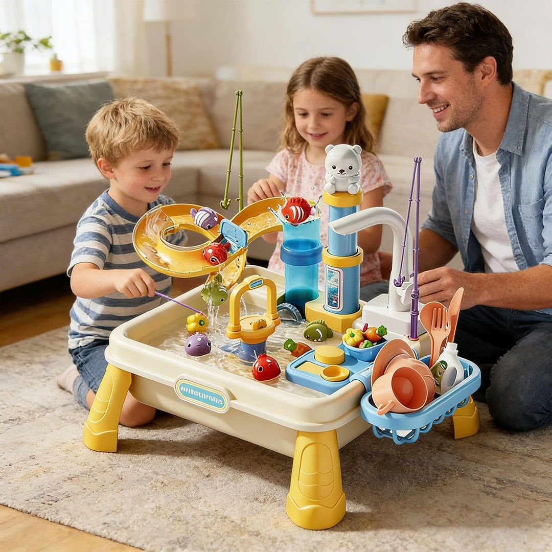 Generisch Wasserspieltisch für Kinder | Sensorischer Tisch mit Wasserpumpe - Spieltisch mit Wasser -