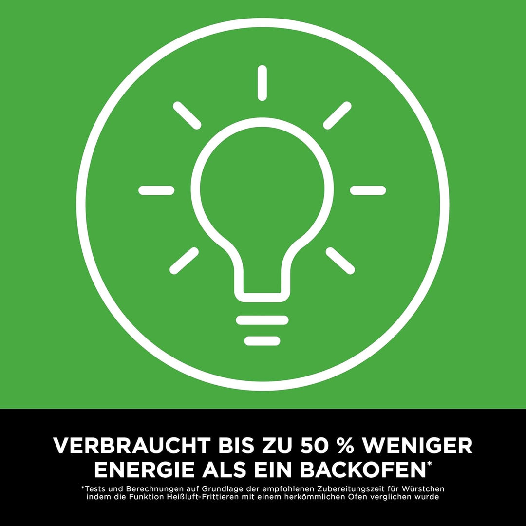 Ninja CRISPi tragbare Air fryer Heissluftfritteuse, 3,8 l, 4-in-1: Heissluftfrittieren, Braten, Warm