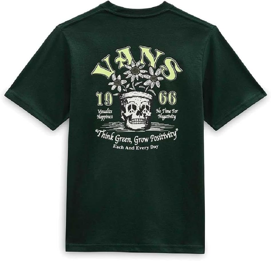 Vans Unisex Kinder Peace Head T-Shirt 14-16 Jahre Forest, 14-16 Jahre Forest