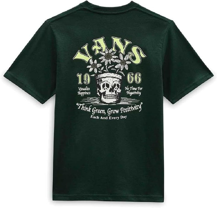 Vans Unisex Kinder Peace Head T-Shirt 14-16 Jahre Forest, 14-16 Jahre Forest