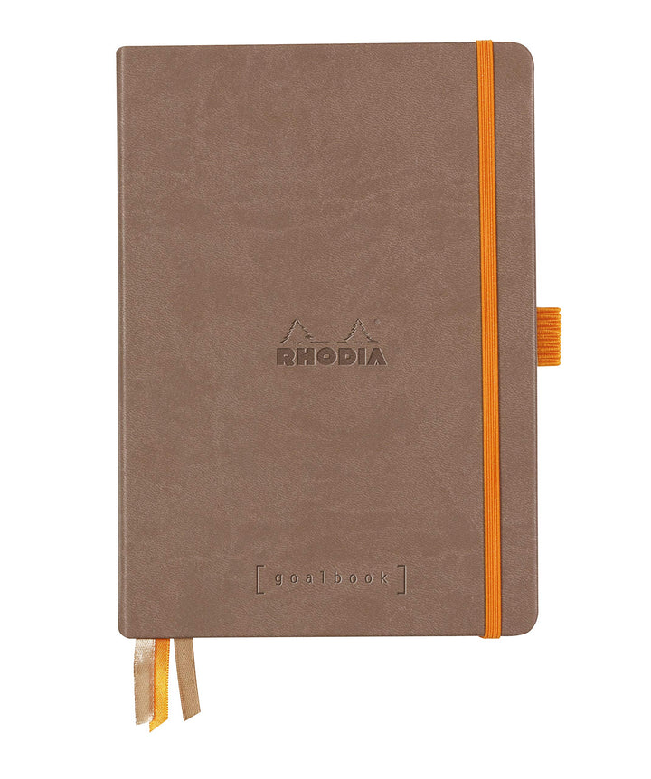 Rhodia 118573C Notizheft Goalbook (DIN A5, 14,8 x 21 cm, Dot, praktisch und trendige, mit festem Dec