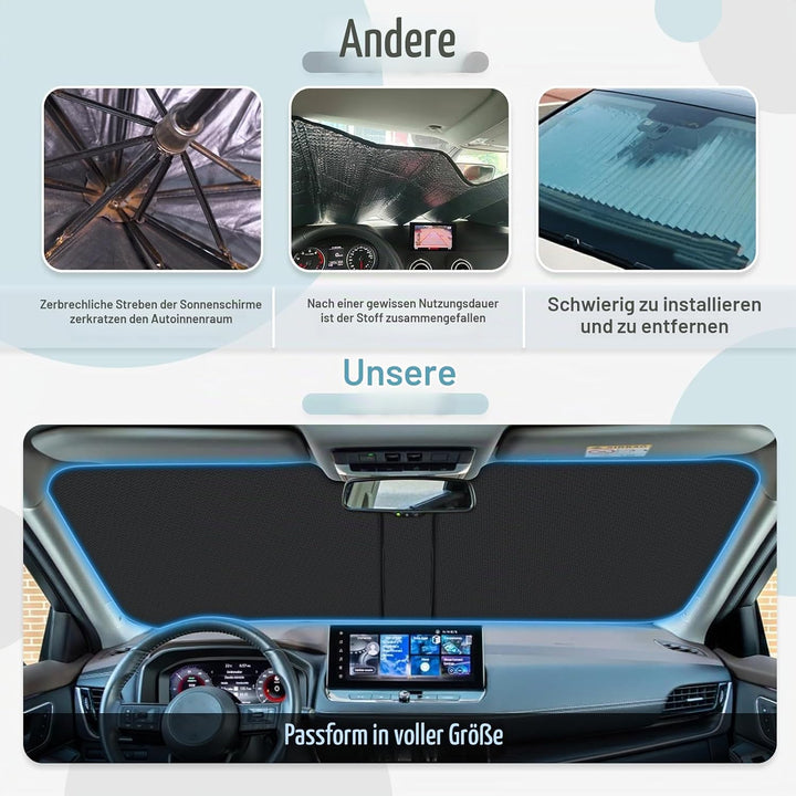 [Upgrade] CDEFG Kompatibel mit Nissan X-Trail T33 2022-2025 2026 Sonnenschutz Abdeckungen Frontschei
