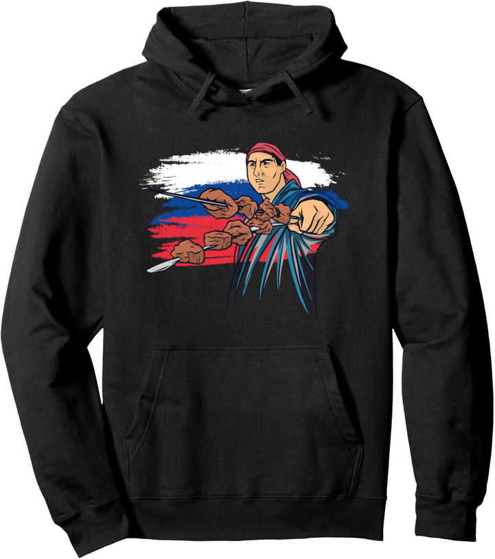 Russische Flagge für Russen und Russlanddeutsche Pullover Hoodie
