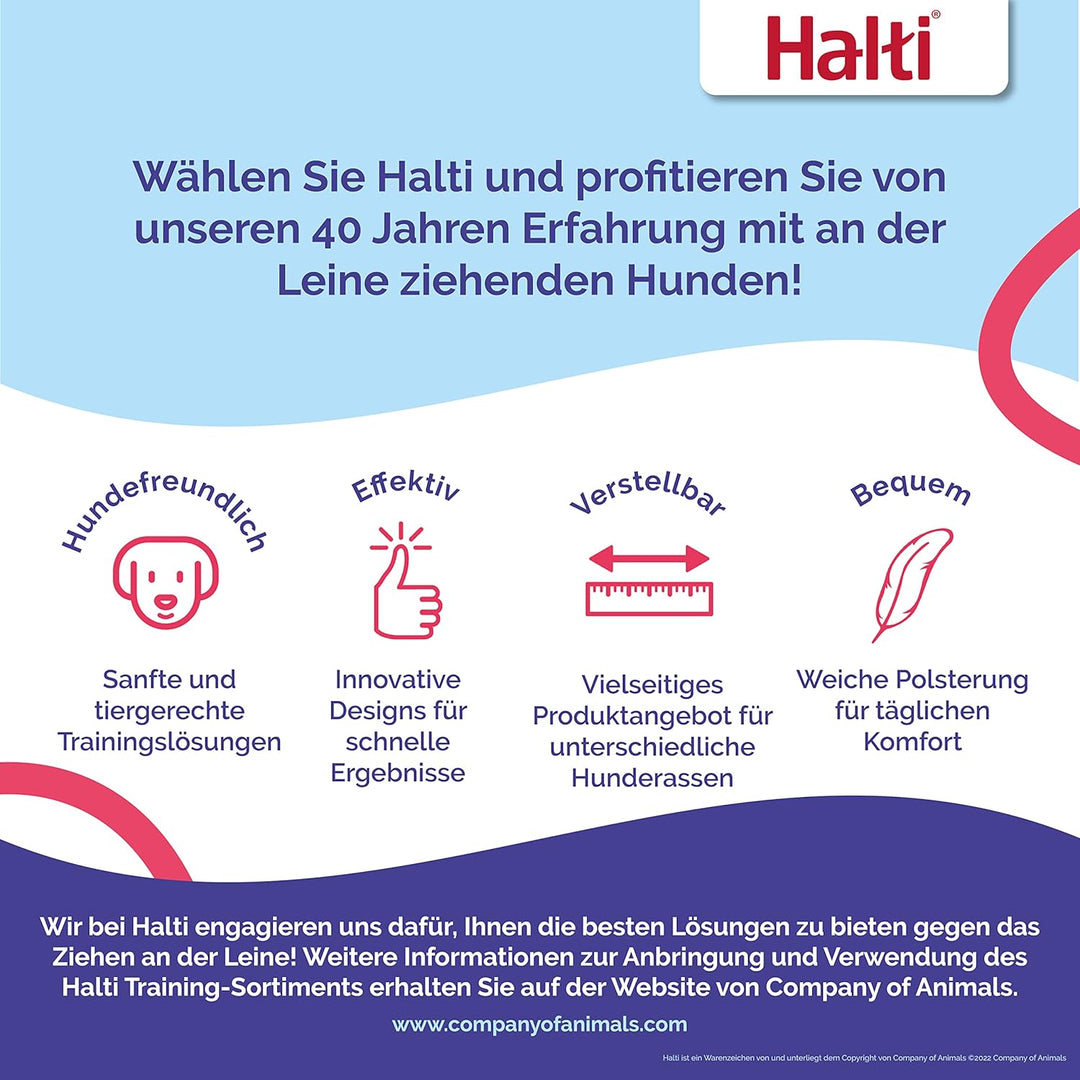 HALTI No Pull Anti-Zug Geschirr, Grösse Klein - Verhindert, dass Ihr Hund an der Leine zieht, Gepols