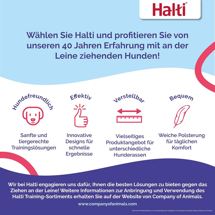 HALTI No Pull Anti-Zug Geschirr, Grösse Klein - Verhindert, dass Ihr Hund an der Leine zieht, Gepols